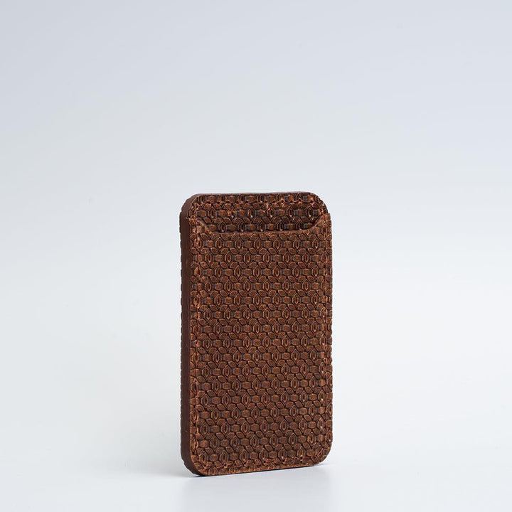 MagSafe leather wallet Geometric Net - Brand My Case
