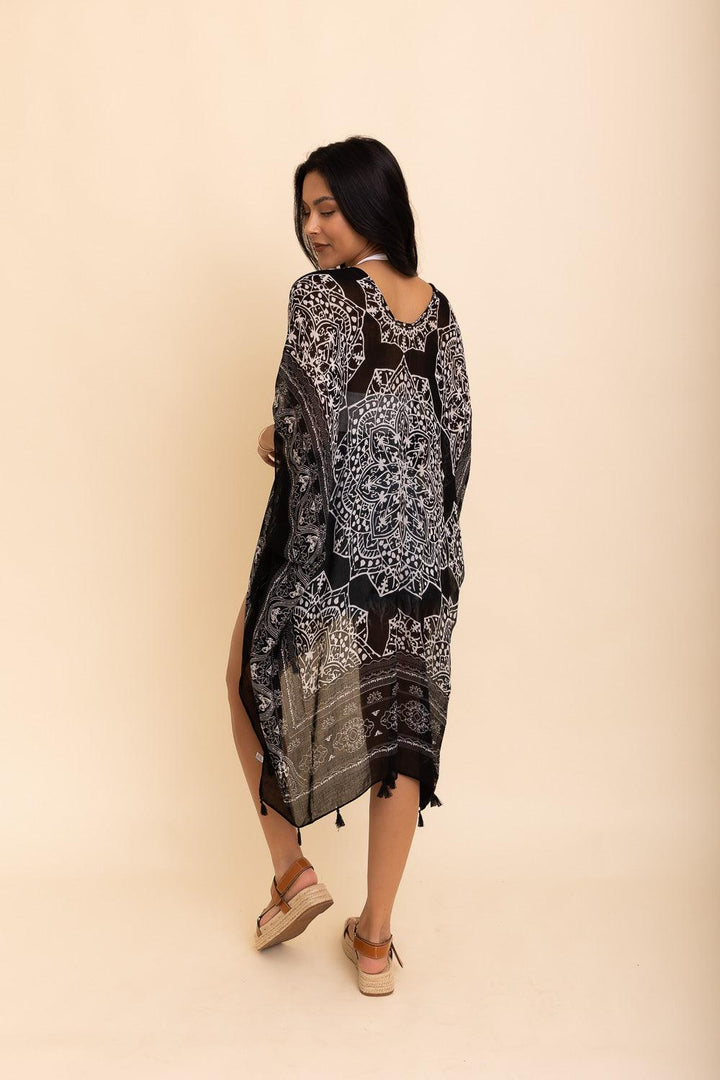 Mandala Tassel Kimono - Brand My Case