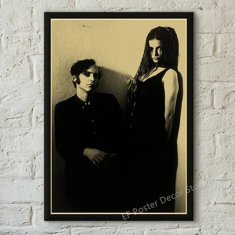 Mazzy Star Nordic Music Poster - 80s Aesthetic Wall Art - Vintage Home Decor - Brand My Case