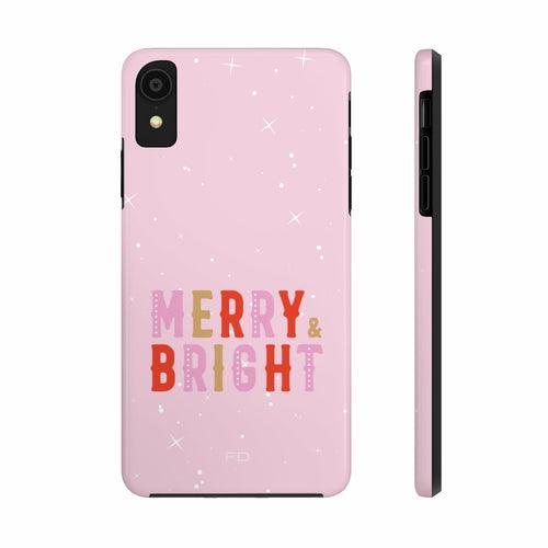 Merry & Bright Tough Case for iPhone with Wireless Charging - Brand My Case