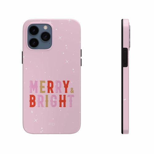 Merry & Bright Tough Case for iPhone with Wireless Charging - Brand My Case