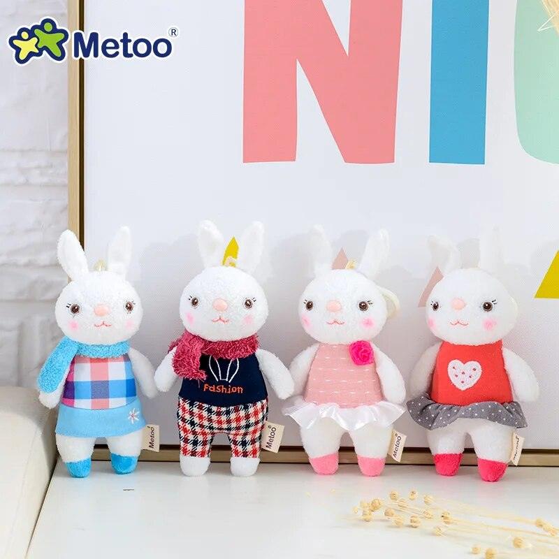 Metoo Doll Kids Toys Mini Angela Keychain Stuffed Rabbit Plush Sleeping Toys For Girls Newborn Baby Birthday Christmas Gift - Brand My Case