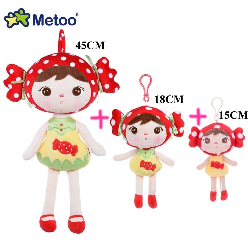 Metoo Doll Stuffed Toys Kawaii Mother and Kid 2 Piece Angela Plush Sleeping Toys For Girls Newborn Baby Christmas Birthday Gift - Brand My Case