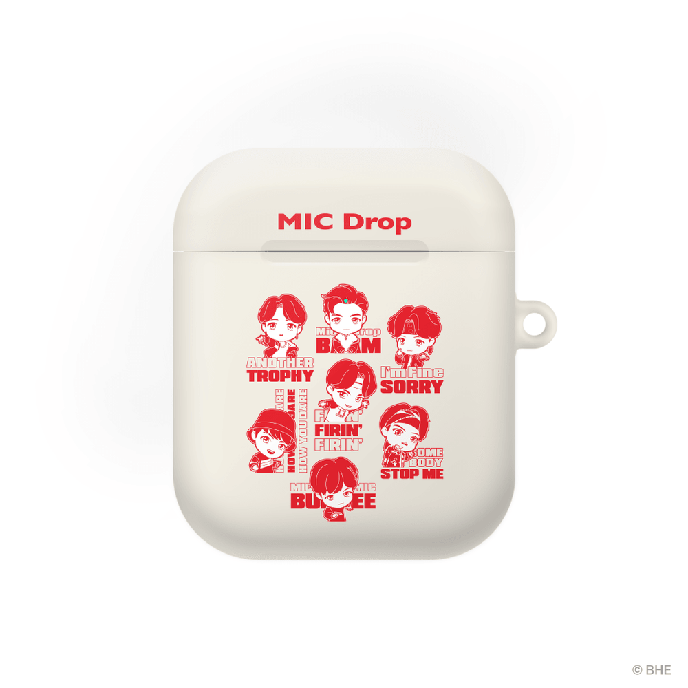 MIC Drop Face AirPods Case - Brand My Case