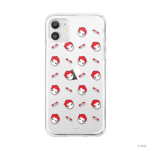 MIC Drop Face Clear Phone Case - RM - Brand My Case