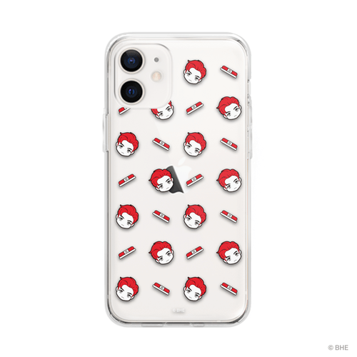 MIC Drop Face Clear Phone Case - RM - Brand My Case