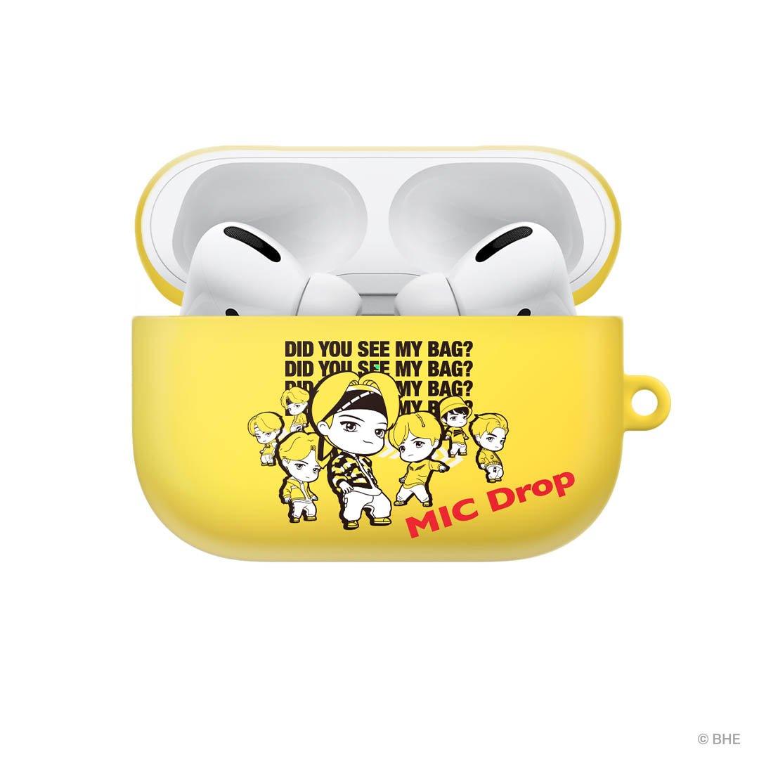 MIC Drop Pose Yellow AirPods Pro Case - Brand My Case