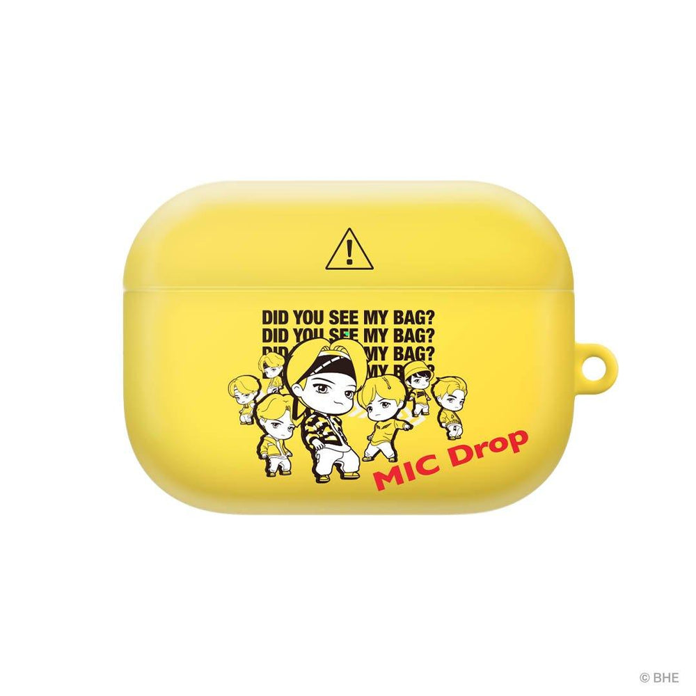 MIC Drop Pose Yellow AirPods Pro Case - Brand My Case