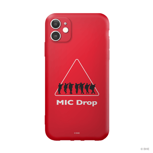 MIC Drop Red Color TPU Case - Brand My Case