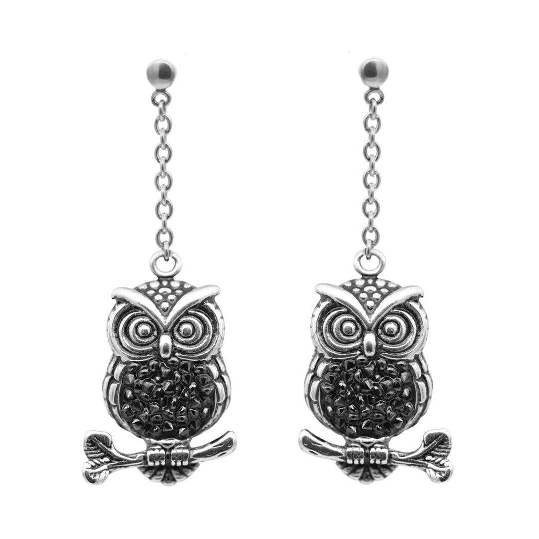 Mid-Nighter Owl Earrings - Brand My Case