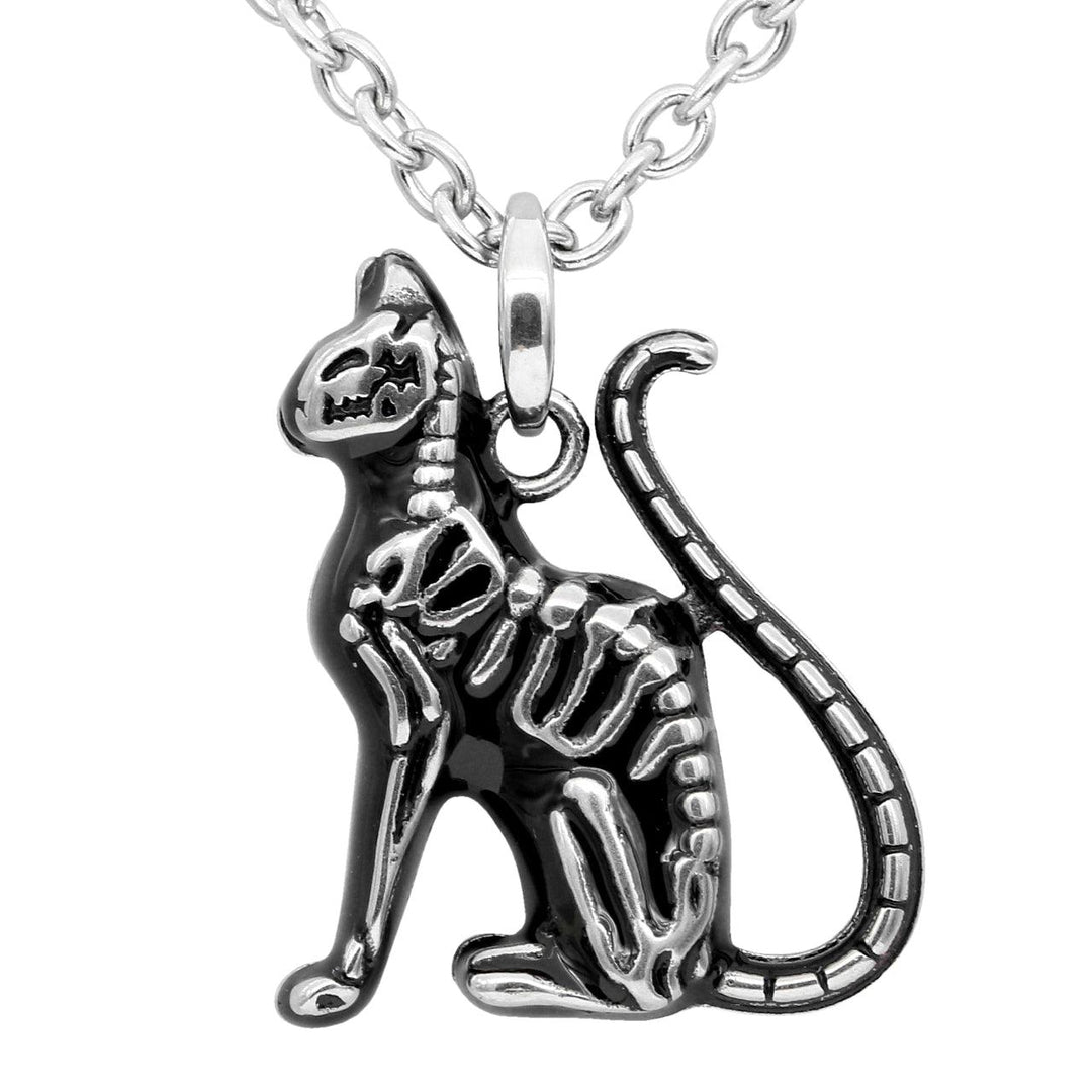 Mini Cat Necklace Feral Bones - Brand My Case