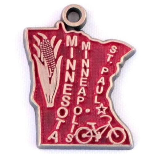 Minnesota State Charm Bracelet, Necklace, or Charm Only - Brand My Case