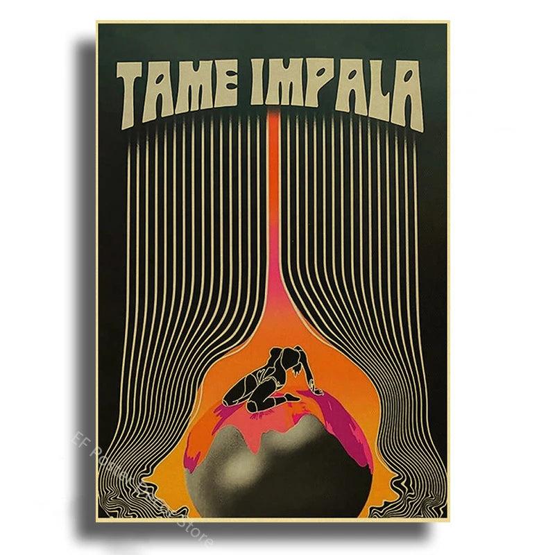 Mitski/Lizzy Grant/TV Girl/Tame Impala Poster Music Album Aesthetics Art Prints Painting Retro Home Decoration Room Wall Decor - Brand My Case