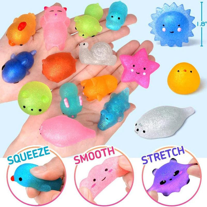 Mochi Squishy Glitter Kawaii Anti-Stress Fidget Toys - Brand My Case