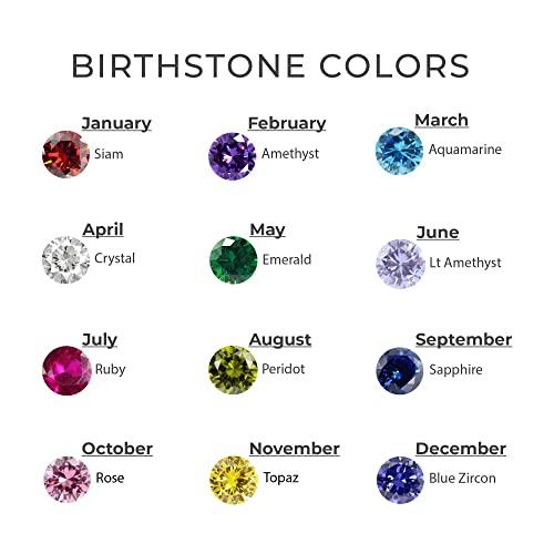 Mom Birthstone Ring, Children Birthstone Ring, Birthstone Jewelry - Brand My Case