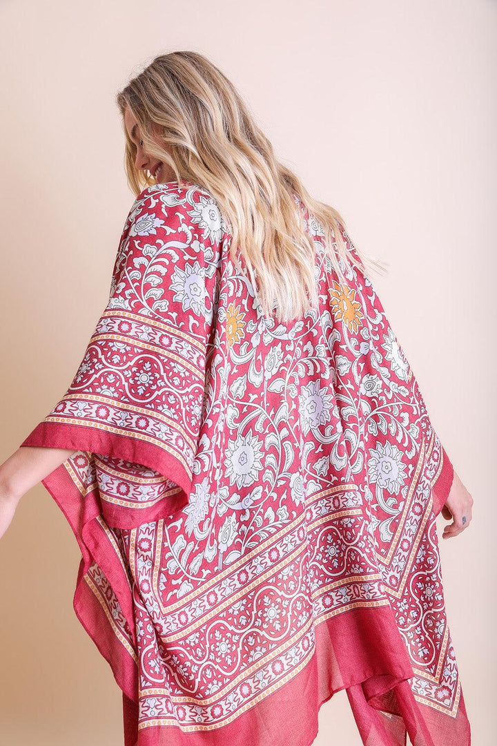 Moroccan Inspired Tapestry Kimono - Brand My Case