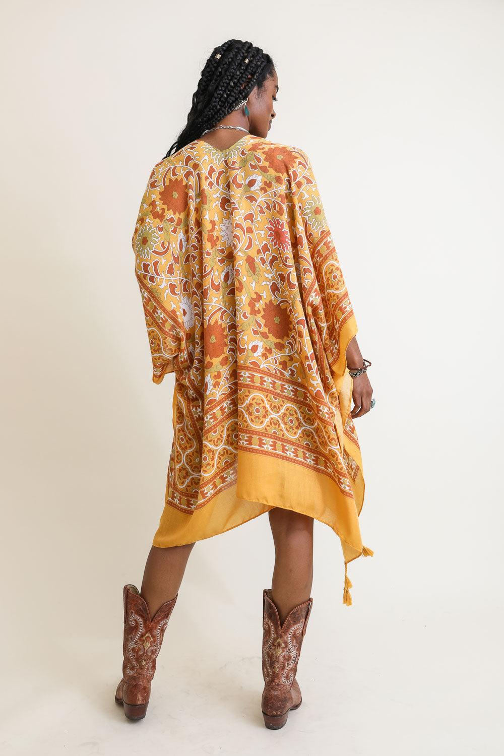 Moroccan Touch Tapestry Kimono - Brand My Case