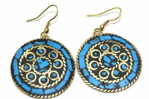 Mosaic Round Earrings - Brand My Case