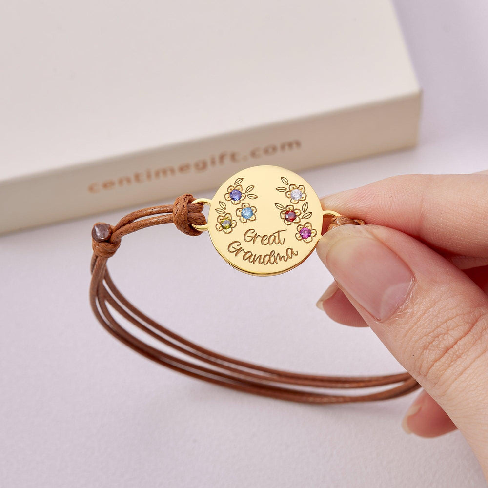 Mother Birthstone Bracelet, Gift for Mom, Bracelet For Mom - Brand My Case
