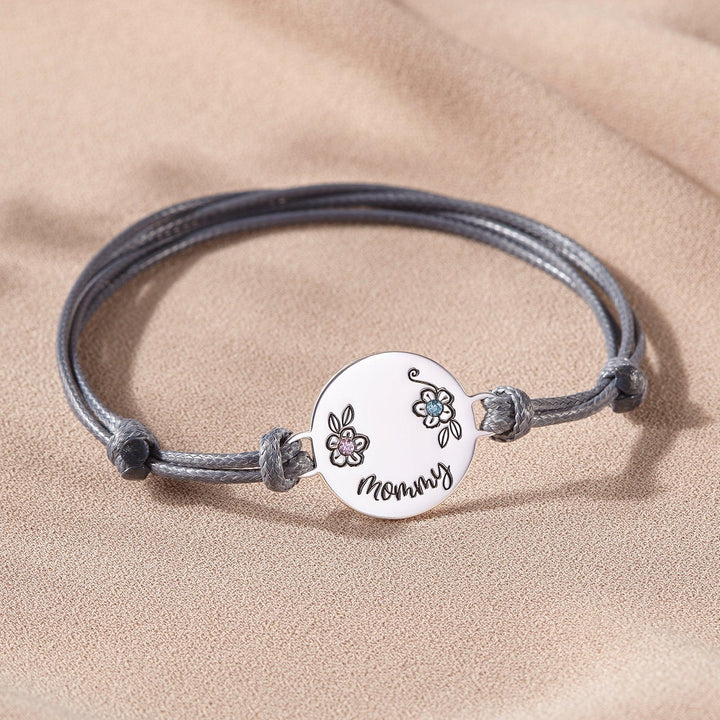 Mother Birthstone Bracelet, Gift for Mom, Bracelet For Mom - Brand My Case