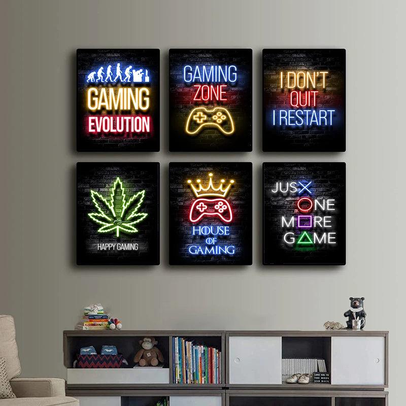 Motivational Neon Effect Premium Poster - Brand My Case