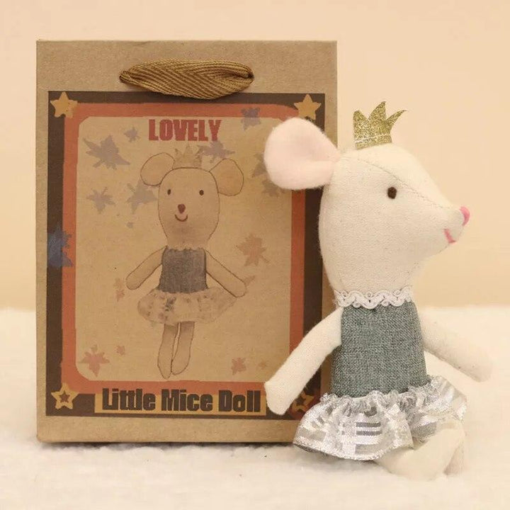 Mouse plush 15cm little girl love doll cute stuffed animals plush doll Christmas gift mini love doll little mouse - Brand My Case