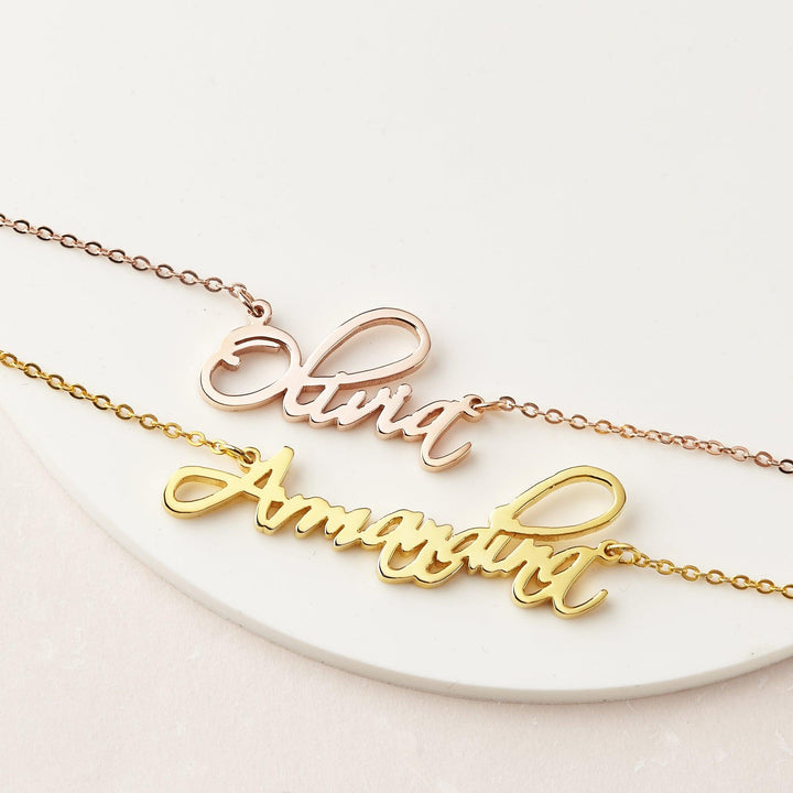 Nameplate Necklace, Teen Girl Necklace, Birthday Gift For Her - Brand My Case