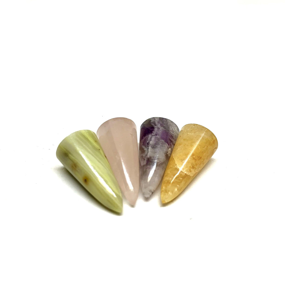 Natural Gemstone Pendulum Set of 4 - Brand My Case