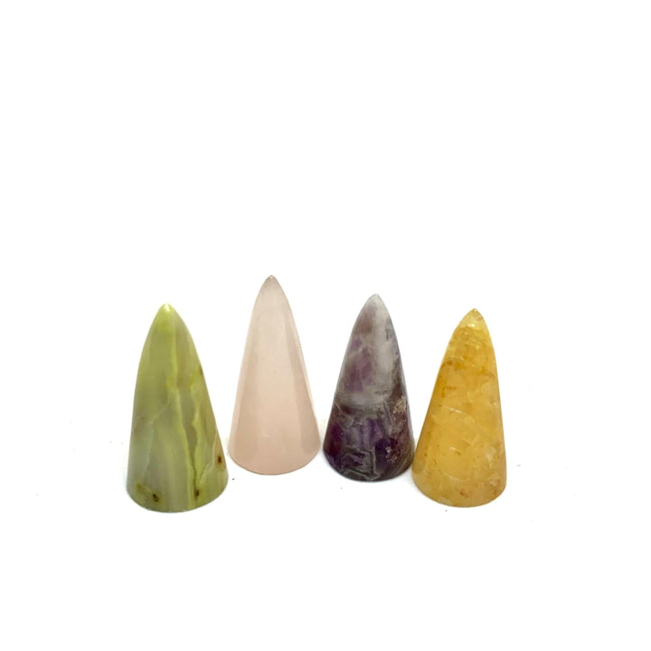 Natural Gemstone Pendulum Set of 4 - Brand My Case