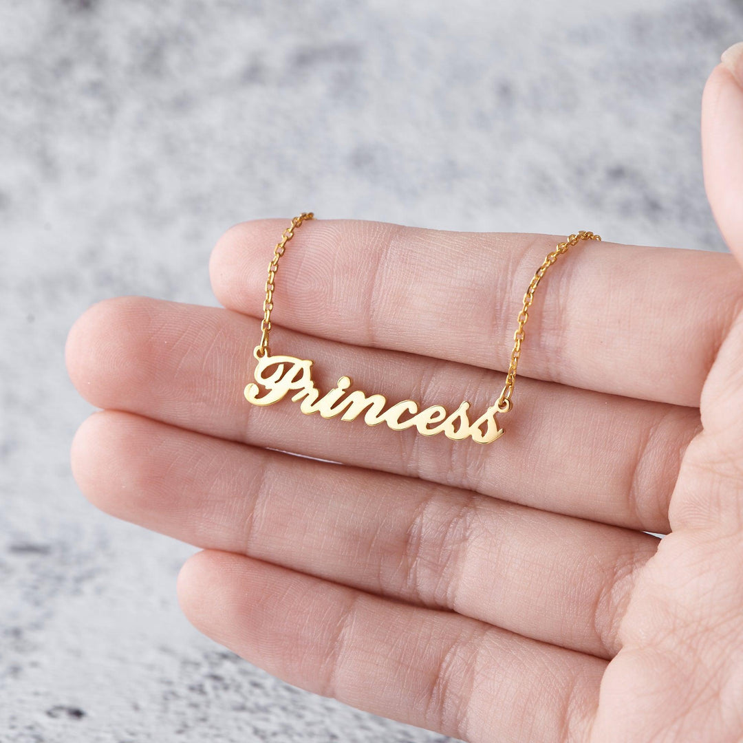 Necklace For Teen Girls, Name Necklace, High School Girl Gift - Brand My Case