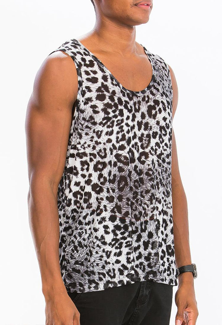 NEUTRAL LEOPARD SPOT TANK - Brand My Case