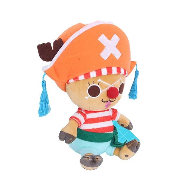 New 14-25cm One Piece Plush Toys Anime Figure Luffy Chopper Ace Law Cute Doll Cartoon Stuffed Keychain Pendants Kids Xmas Gifts - Brand My Case