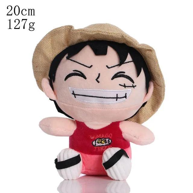 New 14-25cm One Piece Plush Toys Anime Figure Luffy Chopper Ace Law Cute Doll Cartoon Stuffed Keychain Pendants Kids Xmas Gifts - Brand My Case