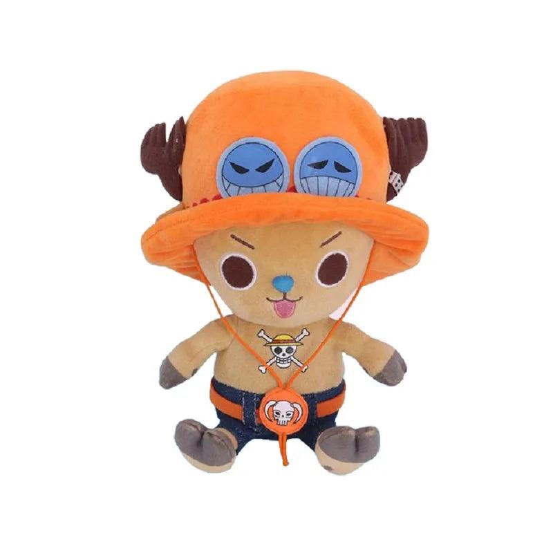 New 25CM One Piece Anime Figures Cosplay Plush Toys Zoro Luffy Chopper Ace Law Cute Doll Cartoon Stuffed Pendants Kids Xmas Gift - Brand My Case