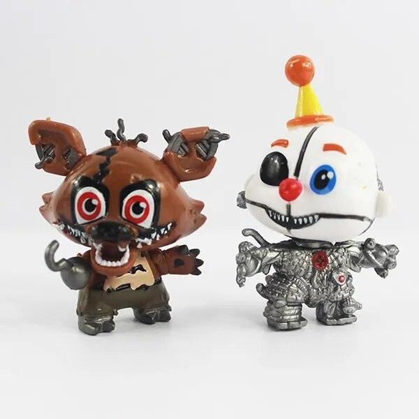 New 8Pcs/Set FNAF Five Nights At Freddys Freddy Toys Bonnie Foxy Fazbear Bear Action Figures Party Gifts For Boys Christmas Toy - Brand My Case