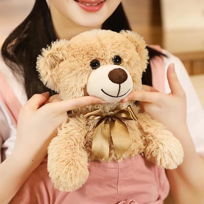 New Arrive 7 Colors 35cm Cute Bow Tie Teddy Bear Plush Toy Doll For Boy Girl Gift - Brand My Case