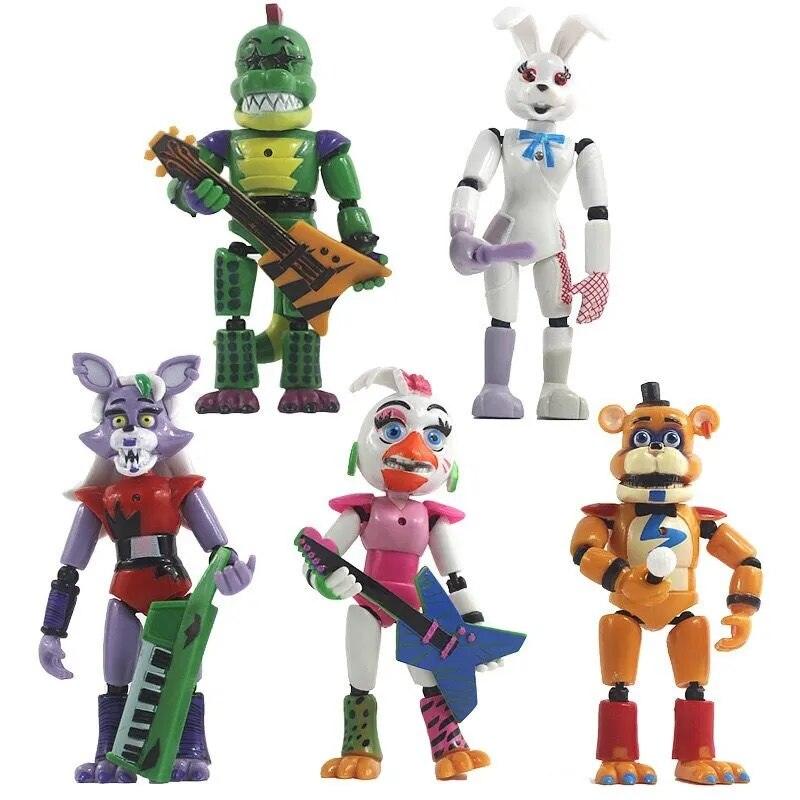 New FNAF Figure Final Boss Cute Bonnie Bear Five Night At Freddy Security Breach Action Figure PVC Model Sundrop Toys Gifts - Brand My Case