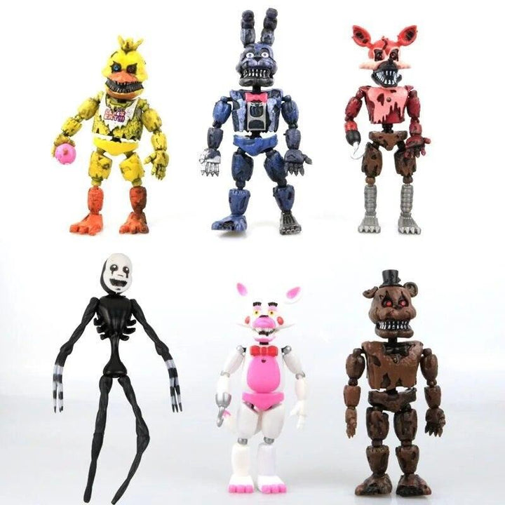 New FNAF Figure Final Boss Cute Bonnie Bear Five Night At Freddy Security Breach Action Figure PVC Model Sundrop Toys Gifts - Brand My Case