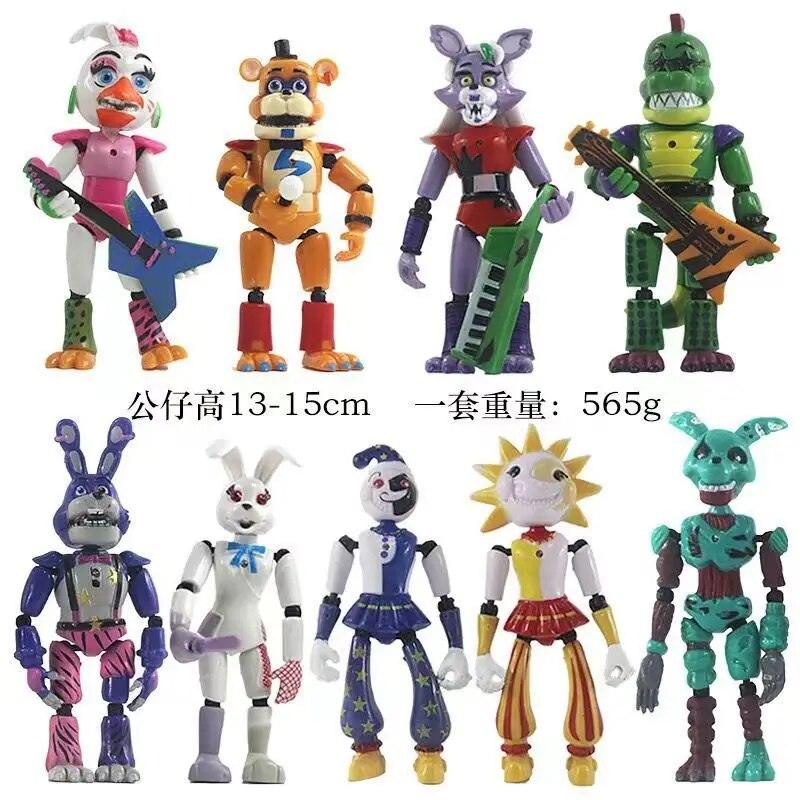 New FNAF Figure Final Boss Cute Bonnie Bear Five Night At Freddy Security Breach Action Figure PVC Model Sundrop Toys Gifts - Brand My Case