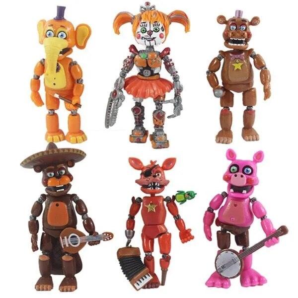 New FNAF Figure Final Boss Cute Bonnie Bear Five Night At Freddy Security Breach Action Figure PVC Model Sundrop Toys Gifts - Brand My Case