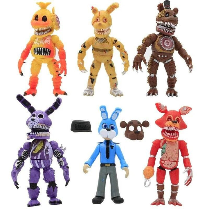 New FNAF Figure Final Boss Cute Bonnie Bear Five Night At Freddy Security Breach Action Figure PVC Model Sundrop Toys Gifts - Brand My Case