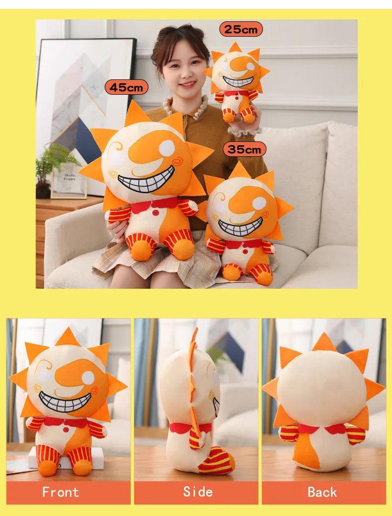 New Fnaf Sundrop Plush Toys Security Breach Sunrise Sundrop FNAF BOSS sun moon joker Plush Toy Game Dolls Gift - Brand My Case