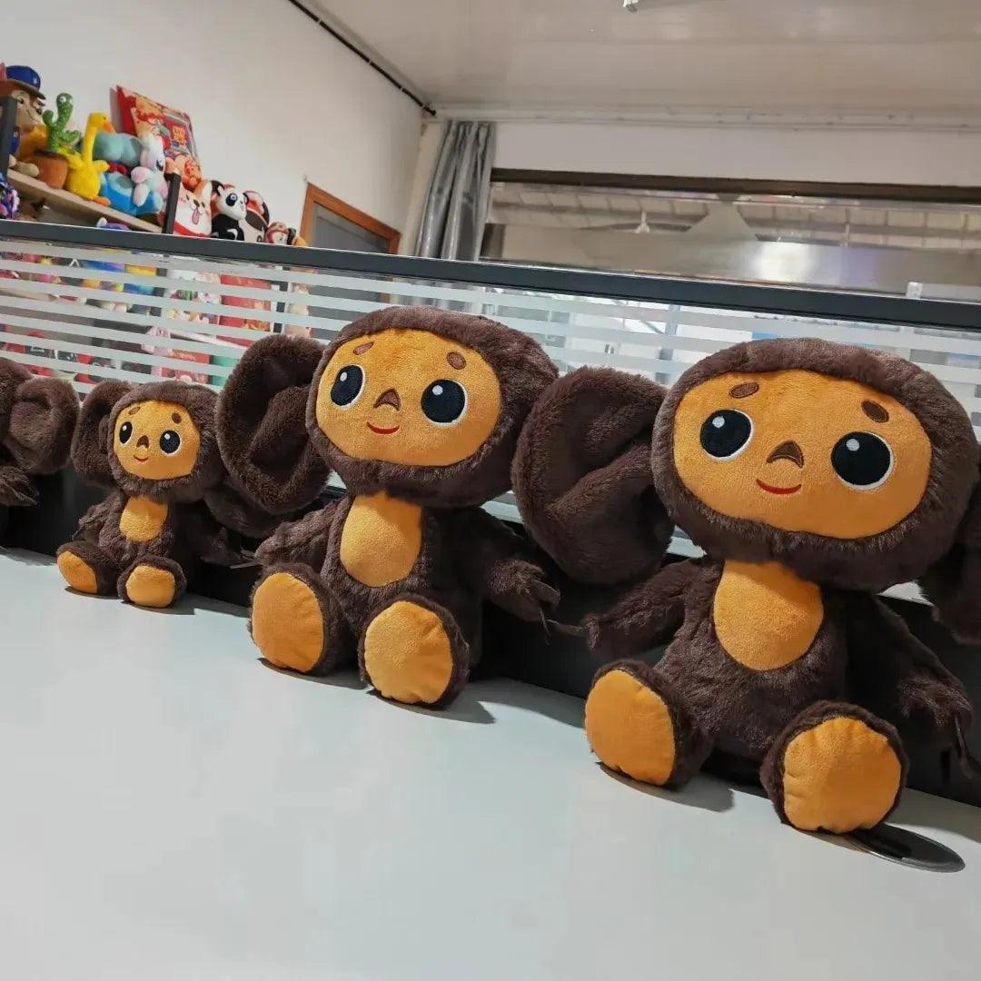New Russia Anime Cheburashka Plush Doll Big Eyes Monkey Чебурашка Stuffed Plushie Toys Lovely Appease Pillow For Kids Gifts - Brand My Case