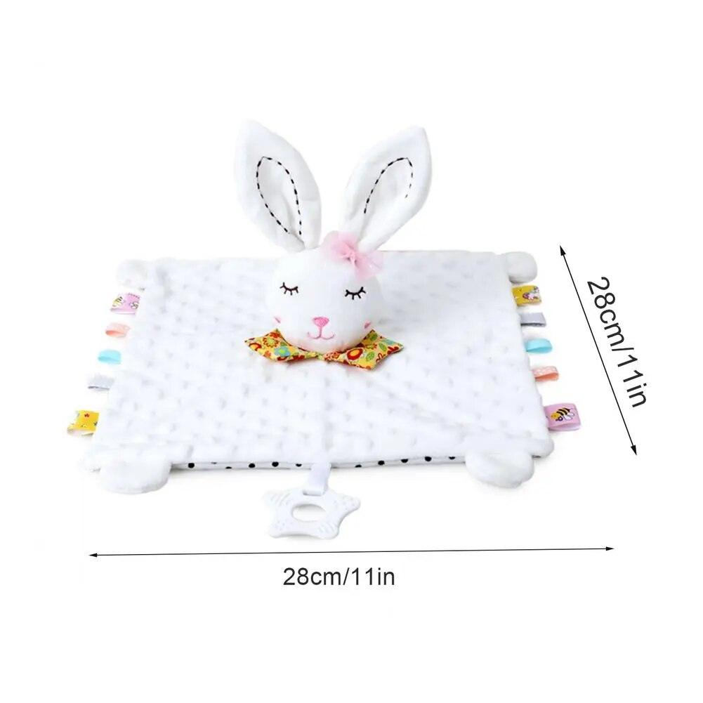 Newborn Baby Plush Stuffed Toys Cute Animal Blanket Comforter Bunny Elephant Soothe Appease Towel Baby Gift - Brand My Case