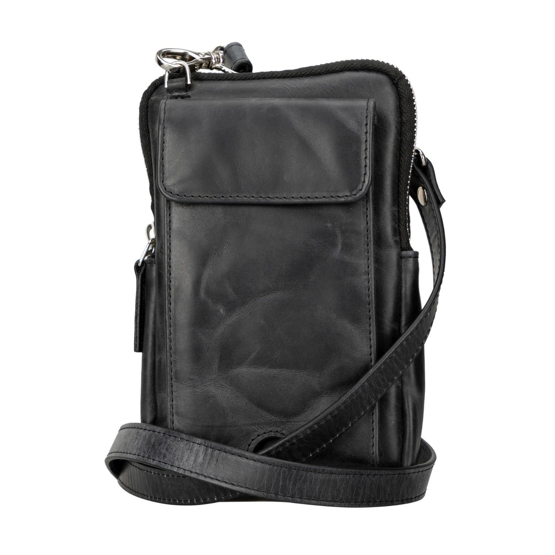 Niagara Leather Crossbody Phone Bag for Men - Brand My Case