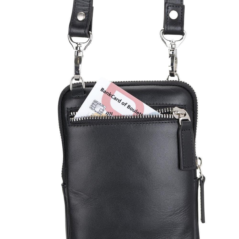 Nino Leather Crossbody Bag - Universal Wallet Case for Phones - Brand My Case