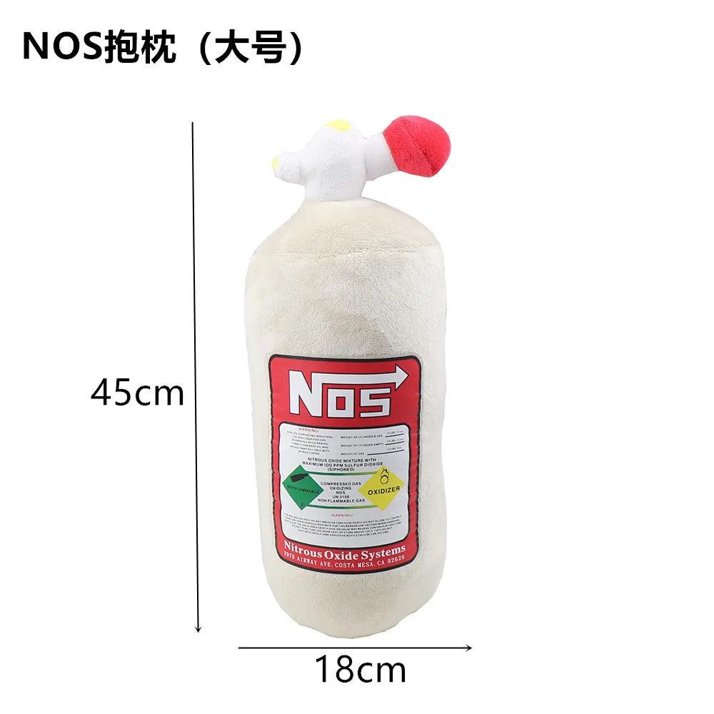 NOS Nitrous Oxide Bottle New Plush Toys Pillow Stuffed Soft Turbo JDM Cushion Gifts Car Decor Headrest Backrest Seat Neck - Brand My Case