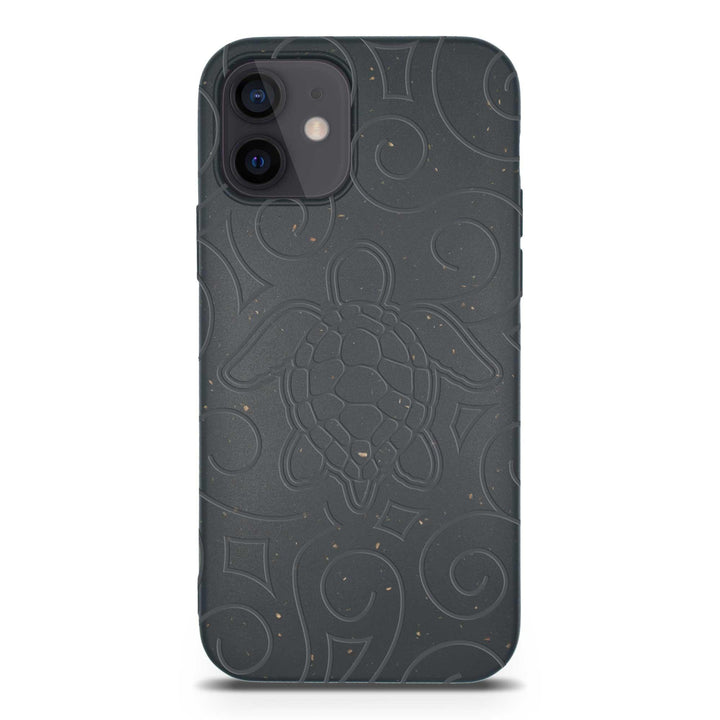Ocean Turtle - Biodegradable phone case - Ocean Blue and Black - Brand My Case