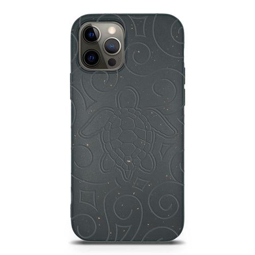 Ocean Turtle - Biodegradable phone case - Ocean Blue and Black - Brand My Case