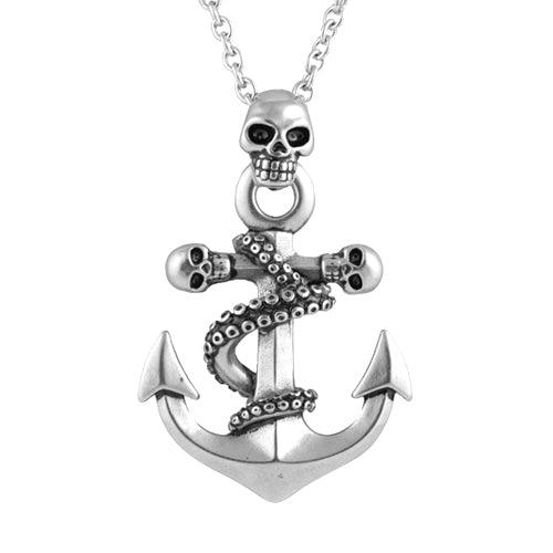 Octo-Skull Anchor Necklace - Brand My Case